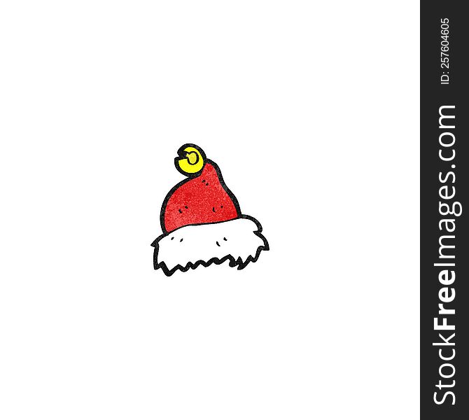 cartoon santa hat