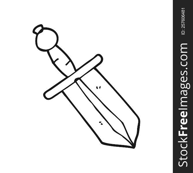 cartoon dagger