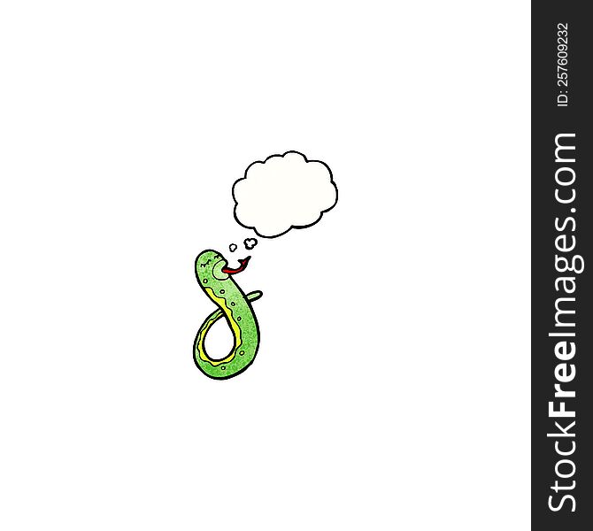 Snake With Thought Bubble