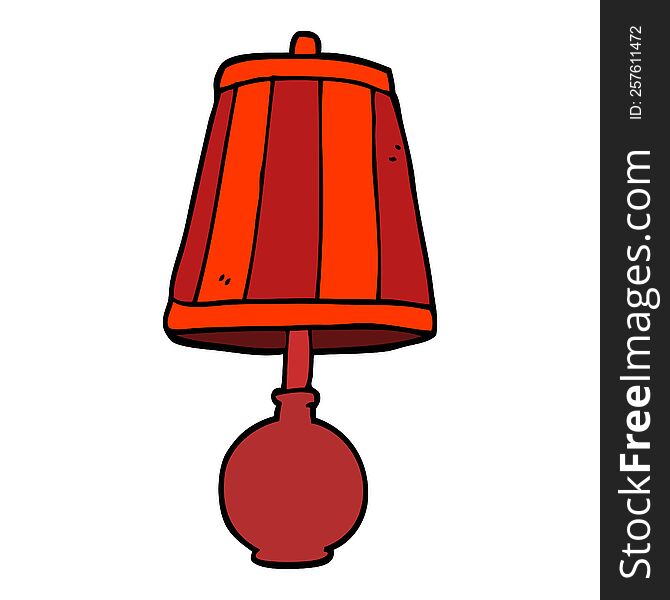 Cartoon Doodle Table Lamp