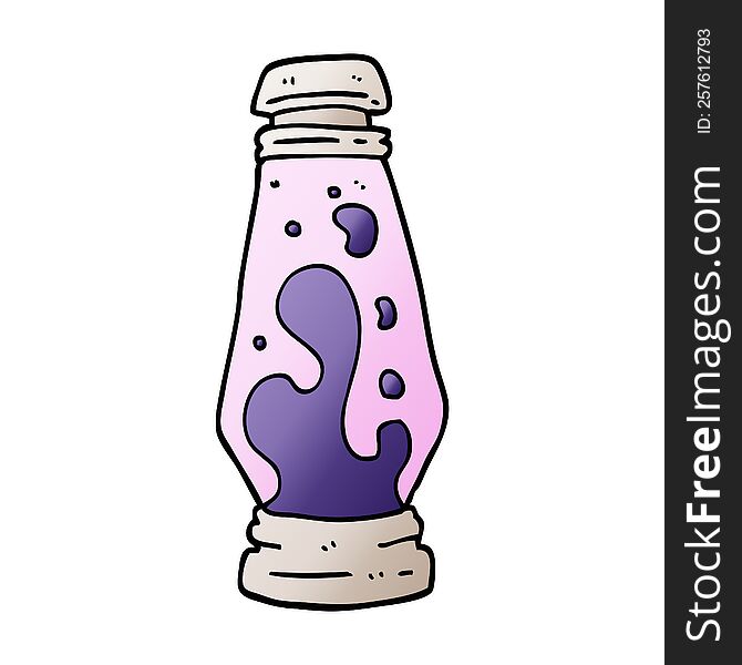 vector gradient illustration cartoon lava lamp