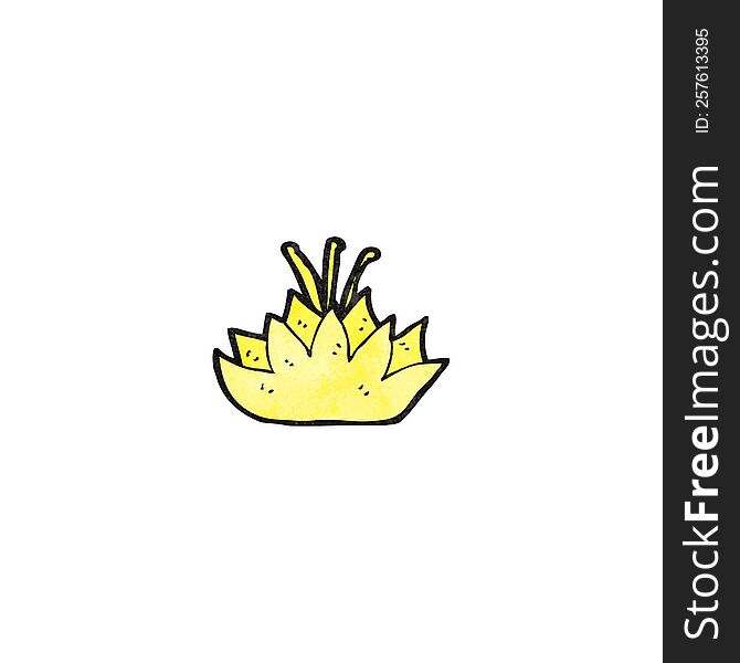 Cartoon Lotus Flower