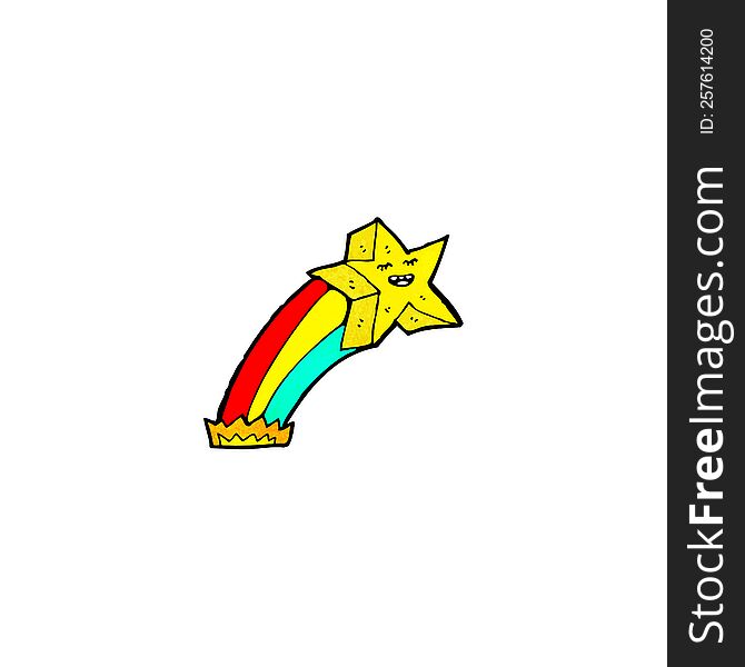 Cartoon Shooting Star