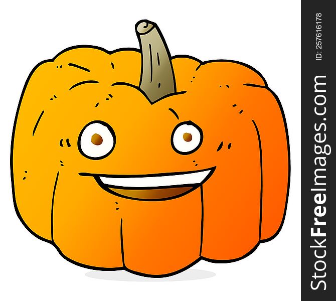 cartoon halloween pumpkin