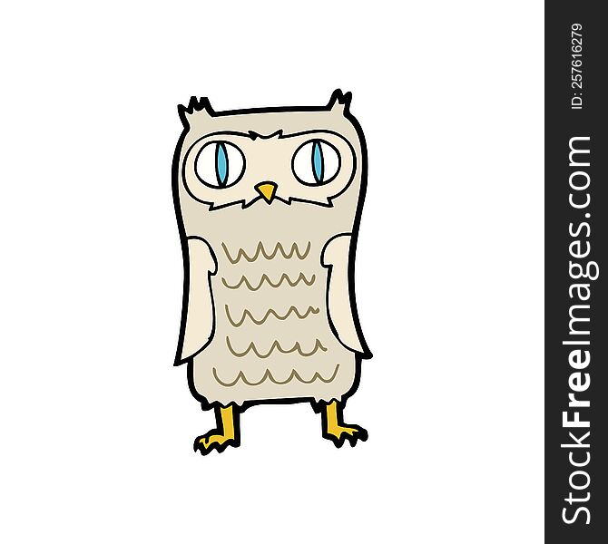 cartoon  owl