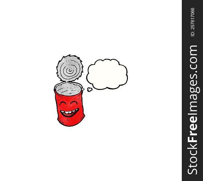 canned food cartoon character