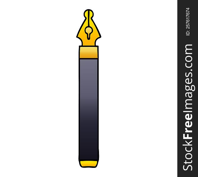 gradient shaded quirky cartoon ink pen. gradient shaded quirky cartoon ink pen
