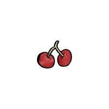 Cartoon Cherries Stock Photo