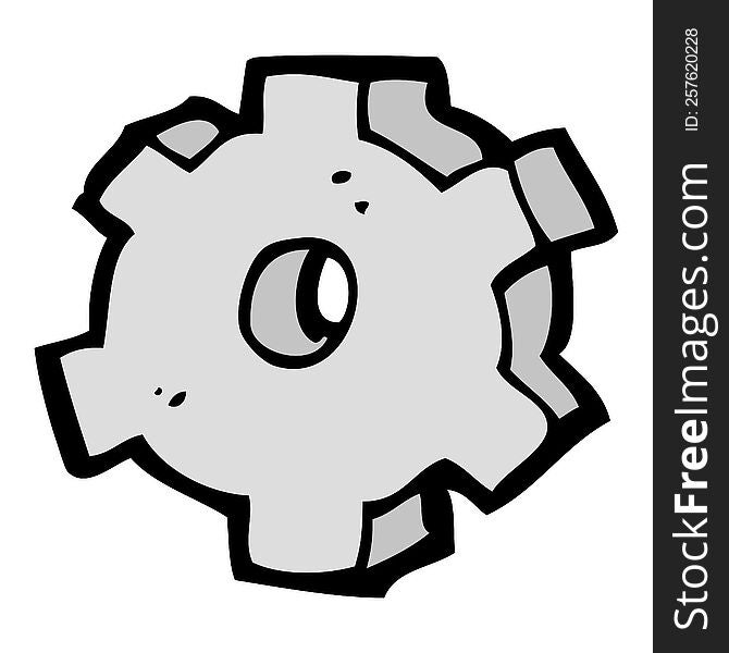 Cartoon Cog Symbol