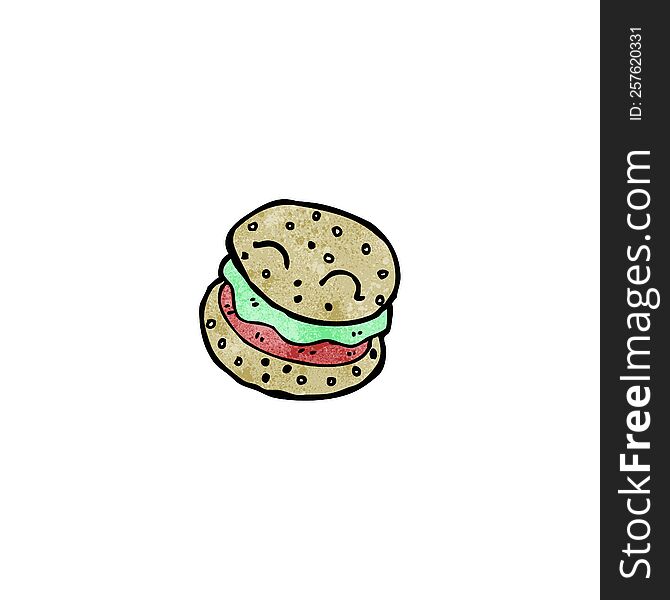 burger cartoon character