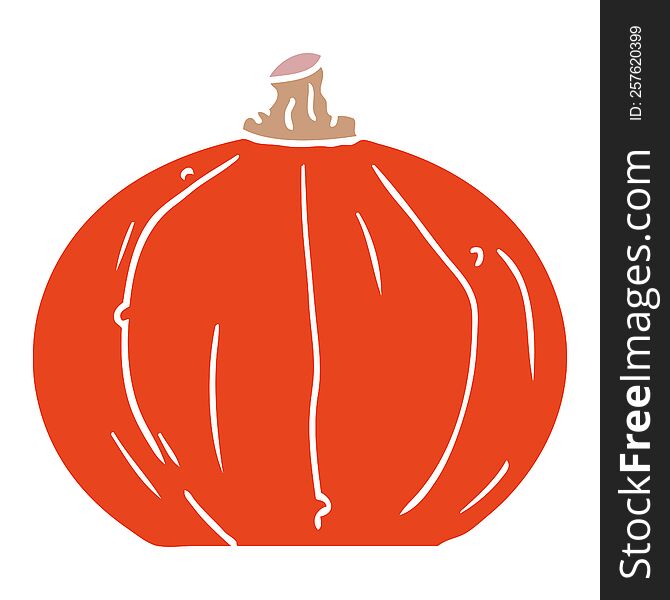hand drawn cartoon doodle of a pumpkin
