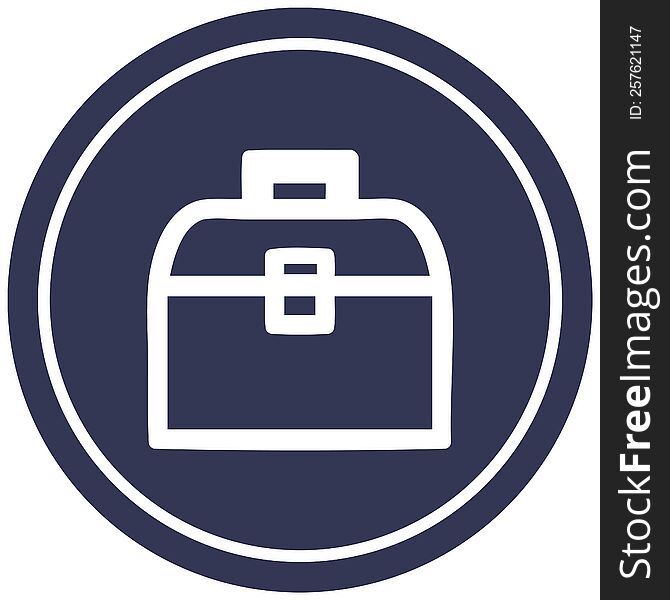 tool box circular icon symbol