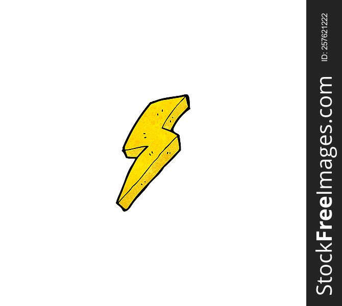 lightning bolt cartoon symbol