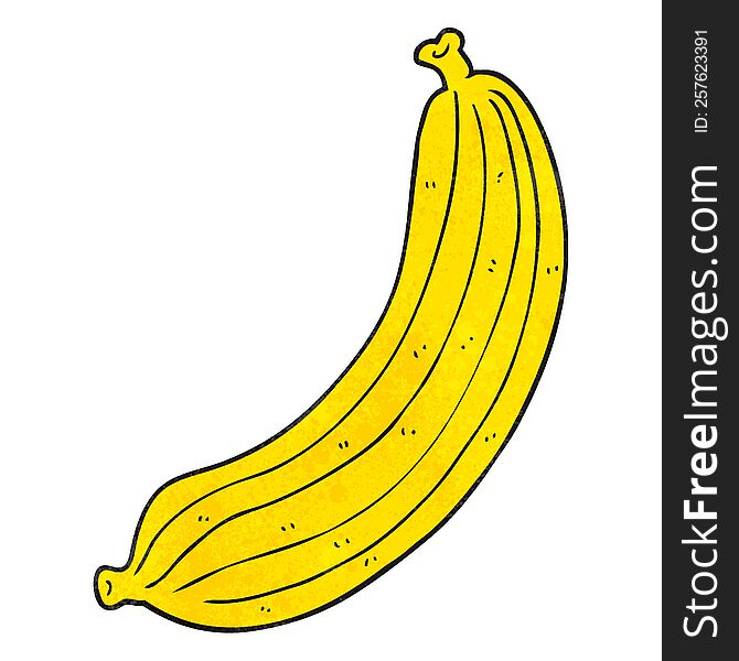 Textured Cartoon Banana