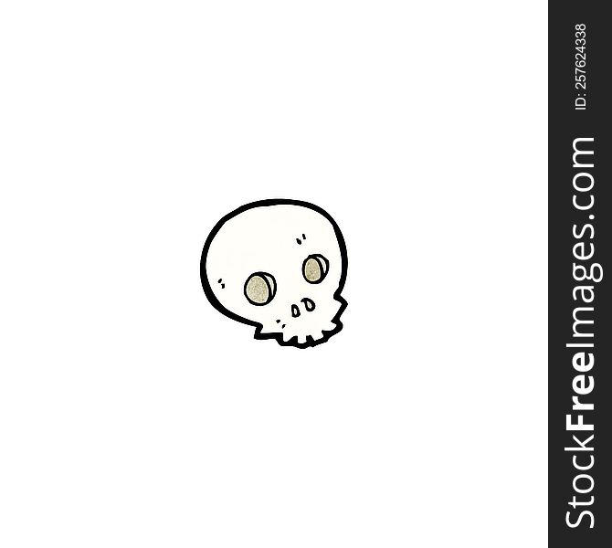 Cartoon Skull Symbol