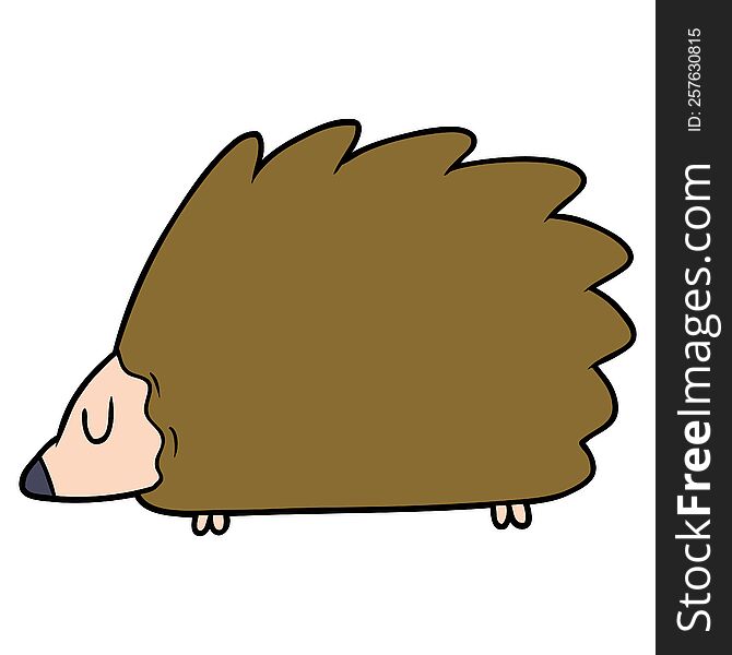 cartoon hedgehog. cartoon hedgehog
