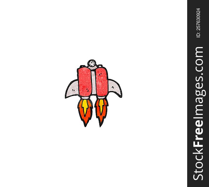 Cartoon Rocket Pack