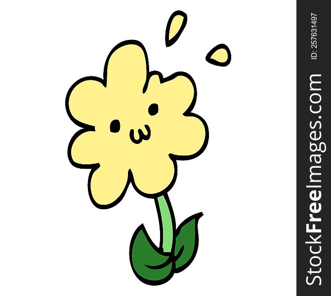 cartoon flower