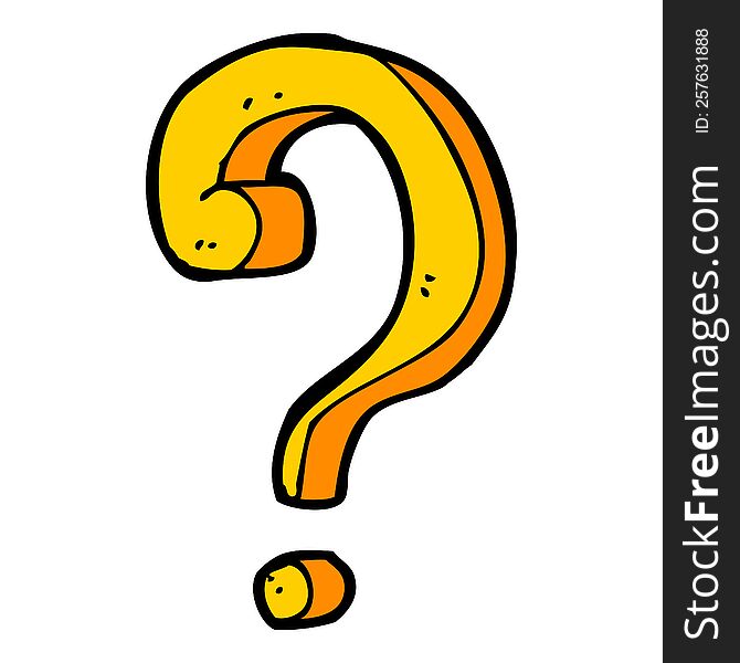 cartoon question mark