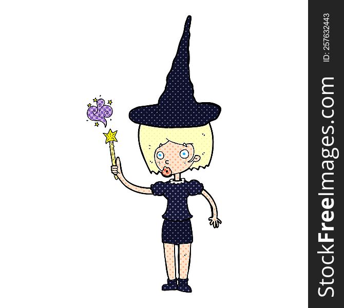 Cartoon Halloween Witch