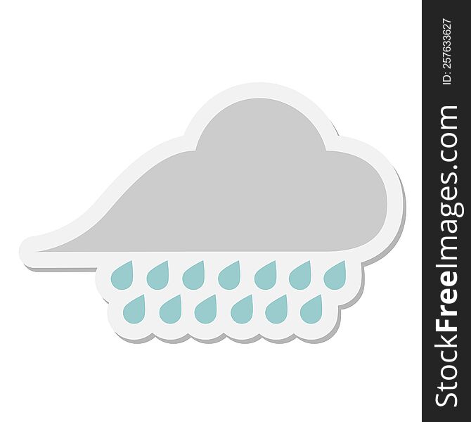 raincloud sticker
