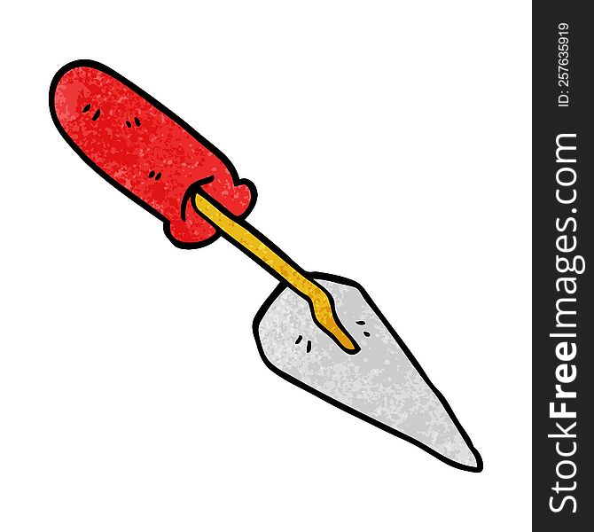 Cartoon Doodle Trowel