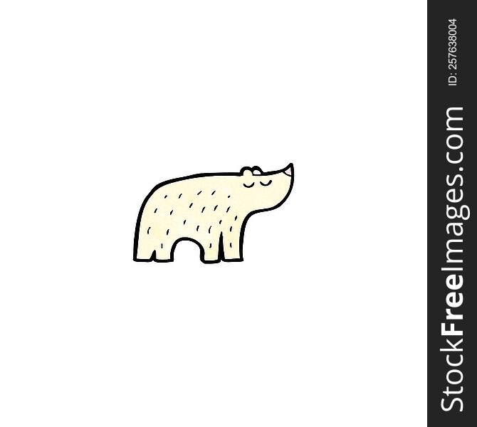 Cartoon Polar Bear