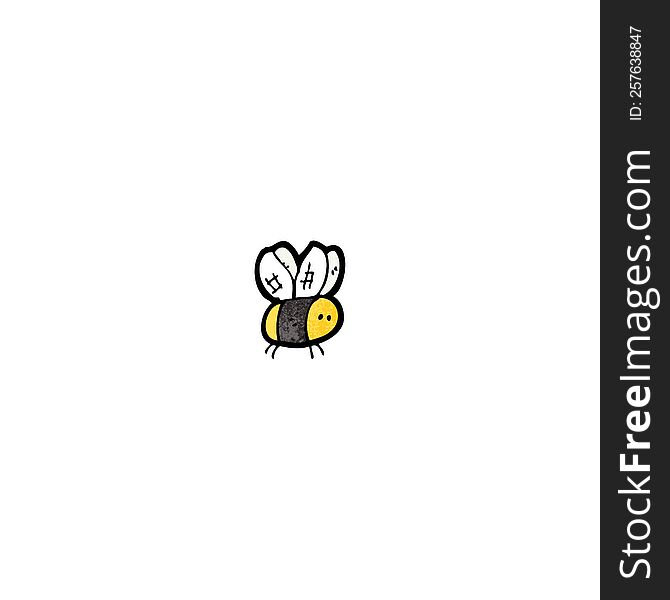 cartoon little bee