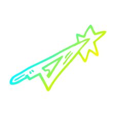 Cold Gradient Line Drawing Cartoon Scalpel Blade Stock Images