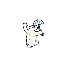 Cartoon Polar Bear Royalty Free Stock Photography Cartoon Polar Bear Royalty Free Stock Photography