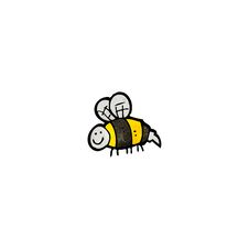 Bumble Bee Doodle Royalty Free Stock Photos