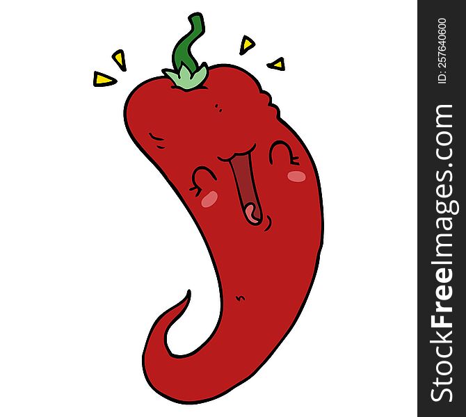 Cartoon Chili Pepper