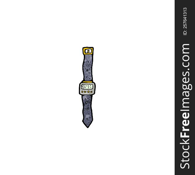 cartoon digital wrist watch