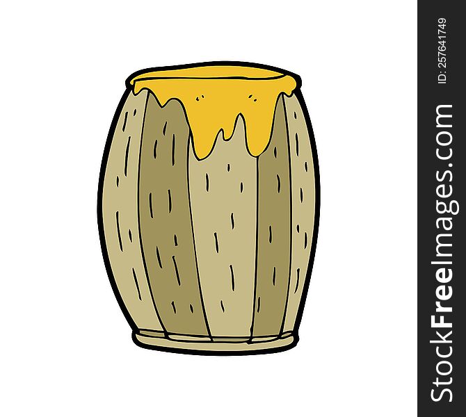 cartoon barrel