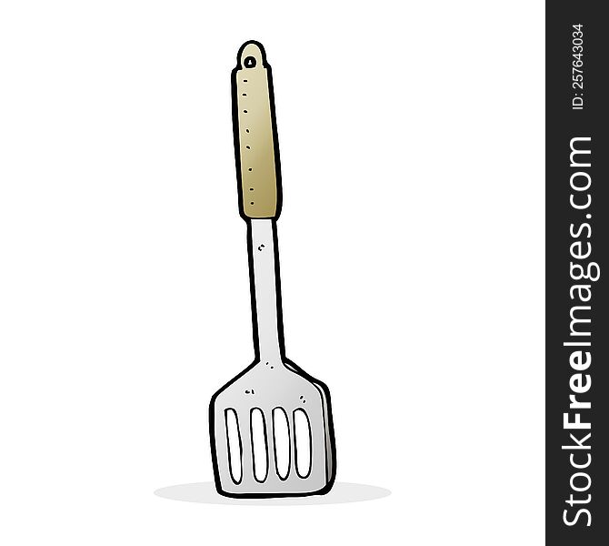 cartoon kitchen spatula