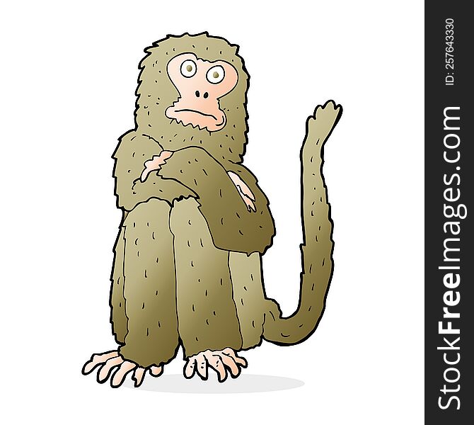 cartoon monkey