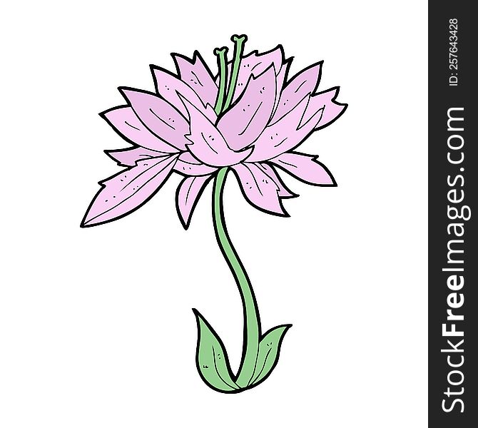 cartoon flower