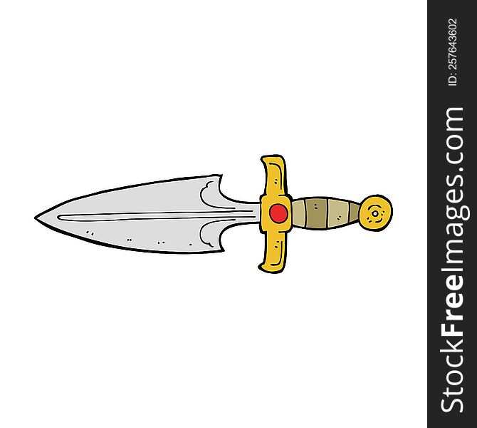 Cartoon Dagger