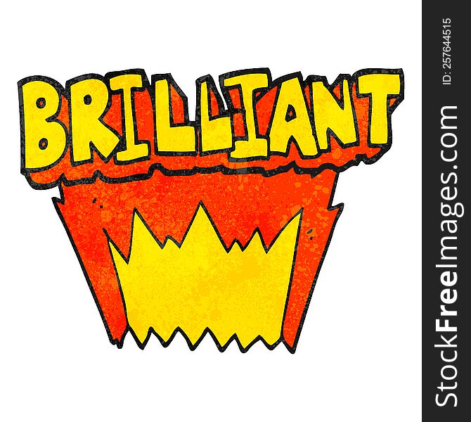 Brilliant Texture Cartoon Word