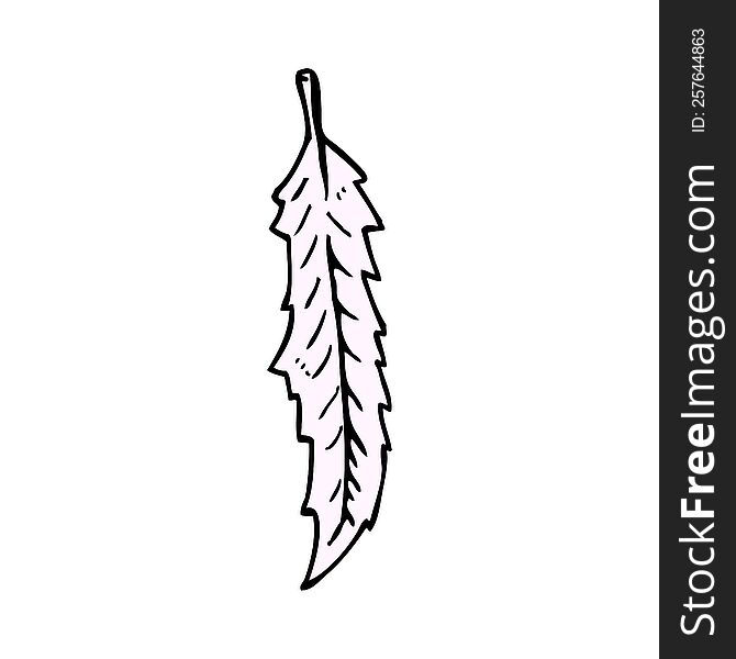 Cartoon Feather