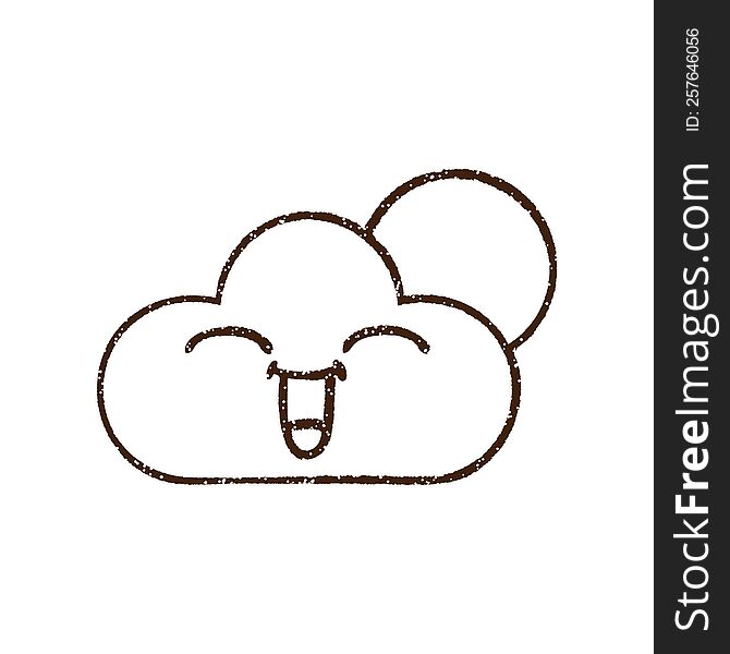 Cloud Charcoal Drawing