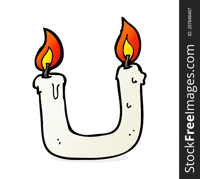 burning the candle at both ends cartoon
