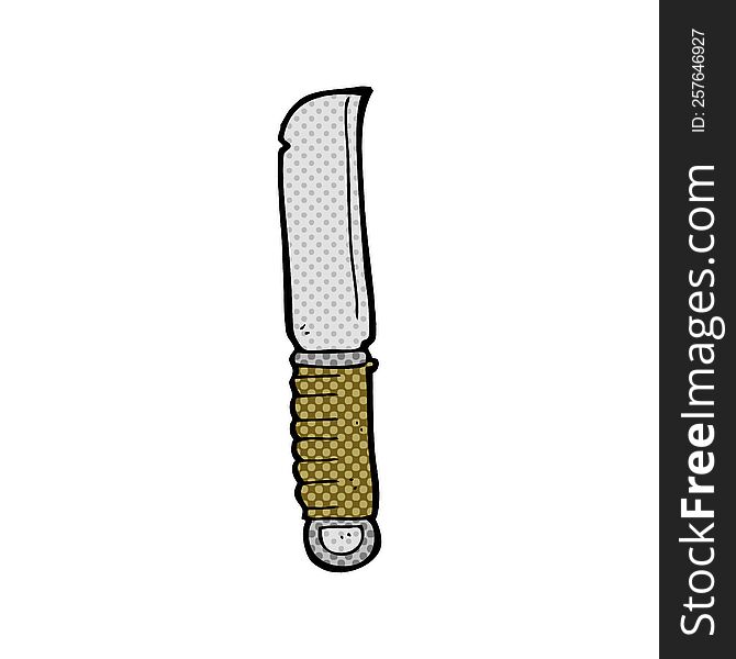 cartoon knife