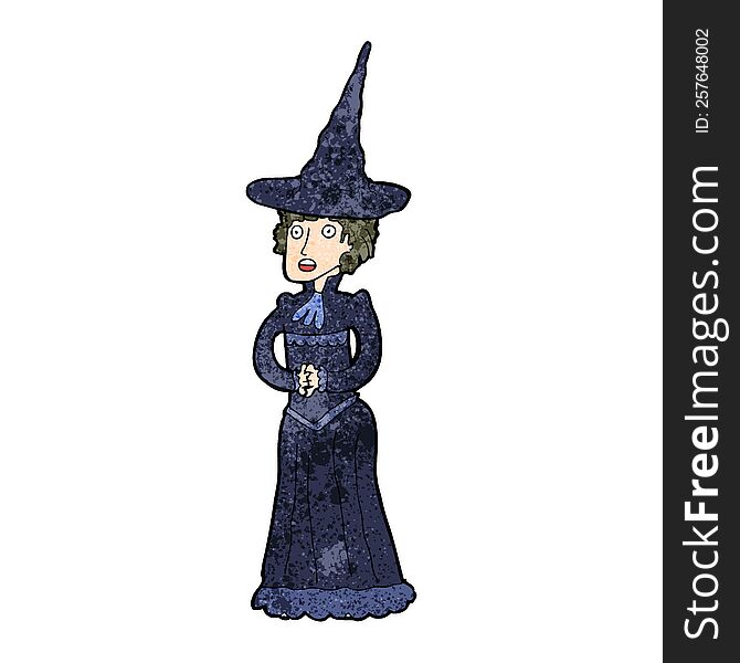 Cartoon Halloween Witch