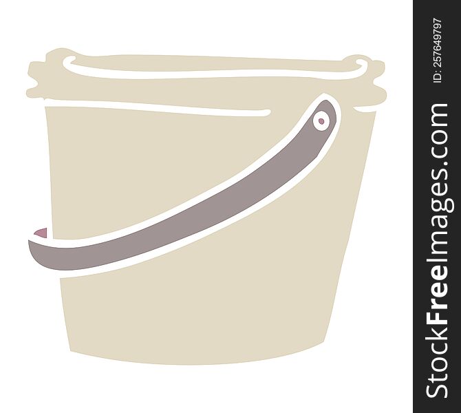 Cartoon Doodle Bucket