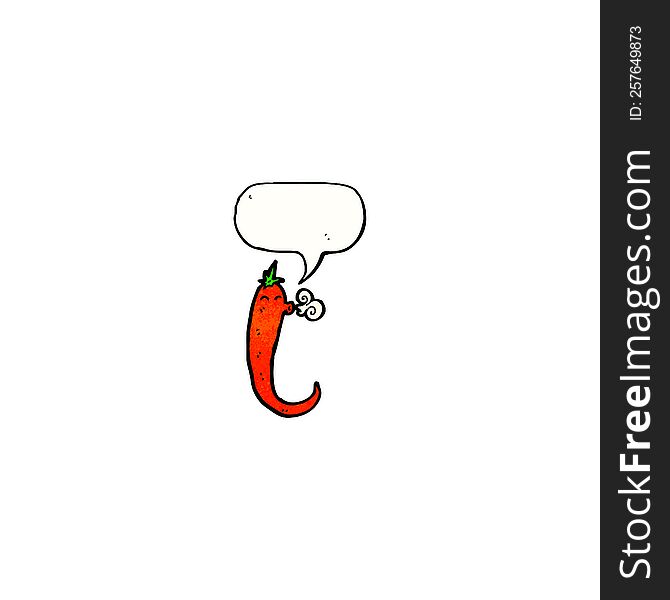 cartoon chili pepper