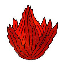 Free Quirky Hand Drawn Cartoon Sea Weed Royalty Free Stock Image - 257655556