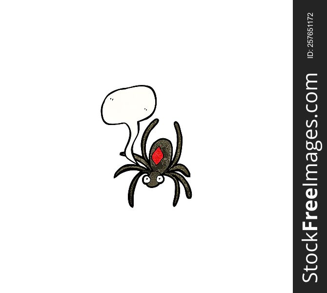 Poisonous Spider Cartoon