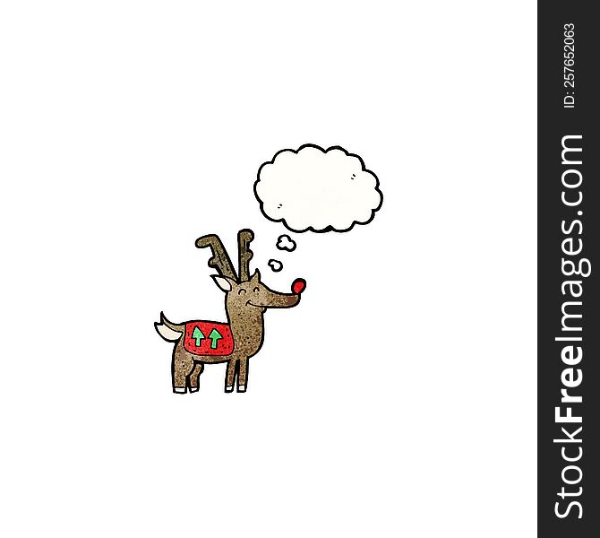 cartoon reindeer