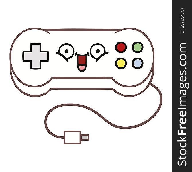 cute cartoon game controller